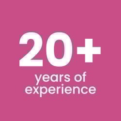 20+ years of experience